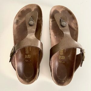 Birkenstock Gizeh sandals copper size 37